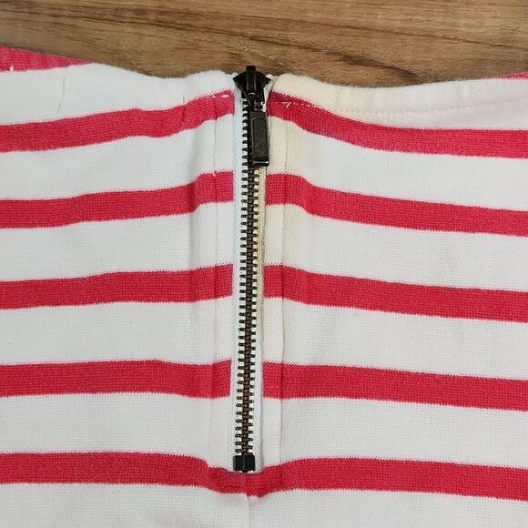 🔺️Old Navy Pink & White Striped Peplum Sleeveless Top Large - Picture 10 of 10